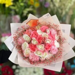 بوكيه ورد صناعي للتخرج