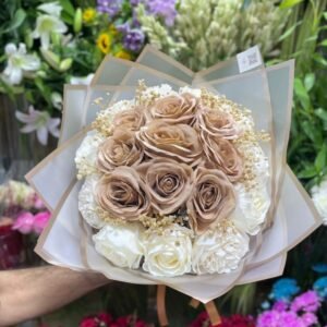 Artificial rose bouquet